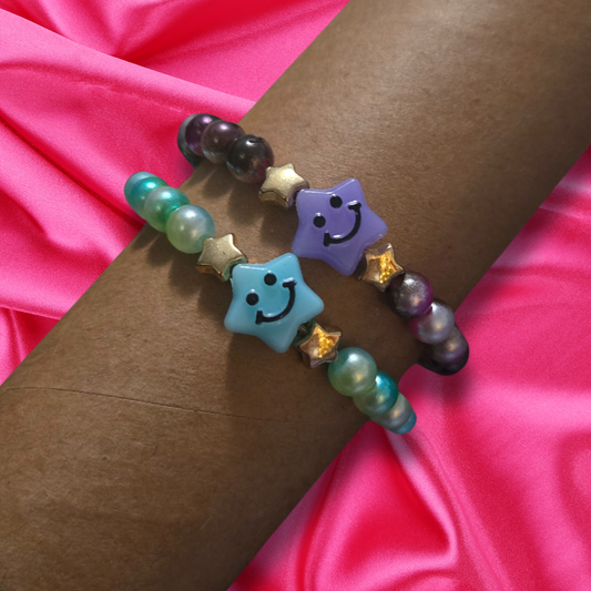 Beaded Smiley Bracelet Favors (8pcs)