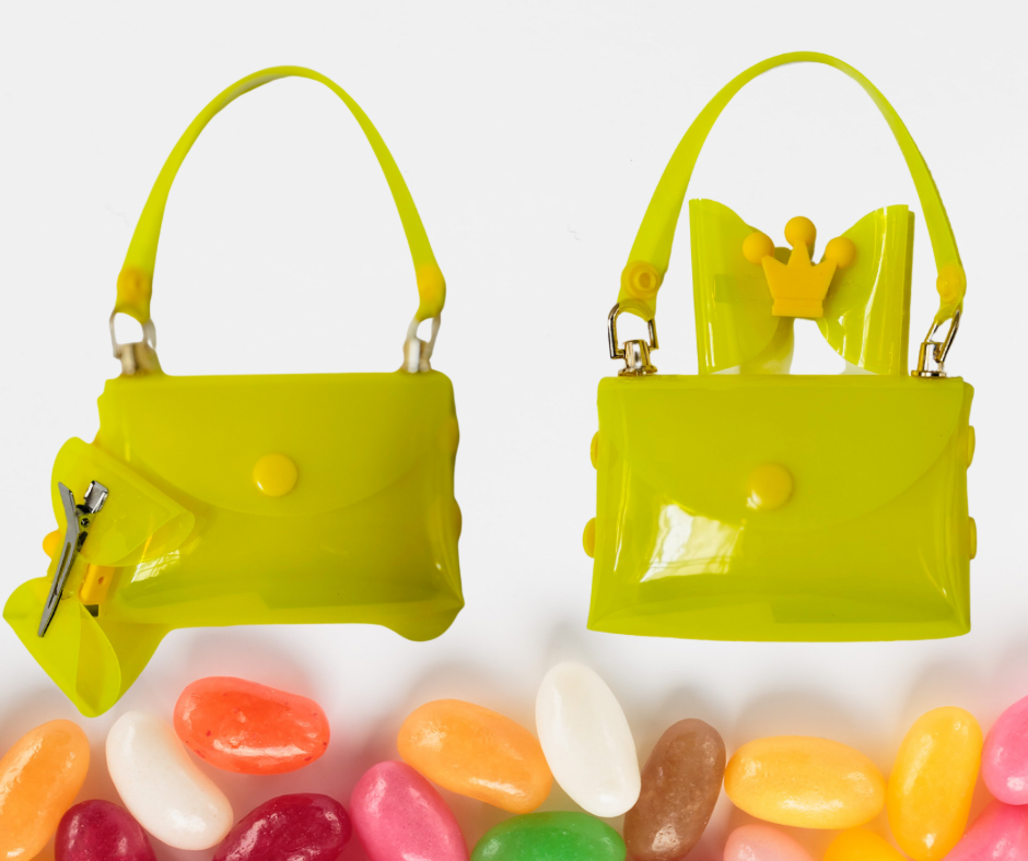 Toddler purse and bow set