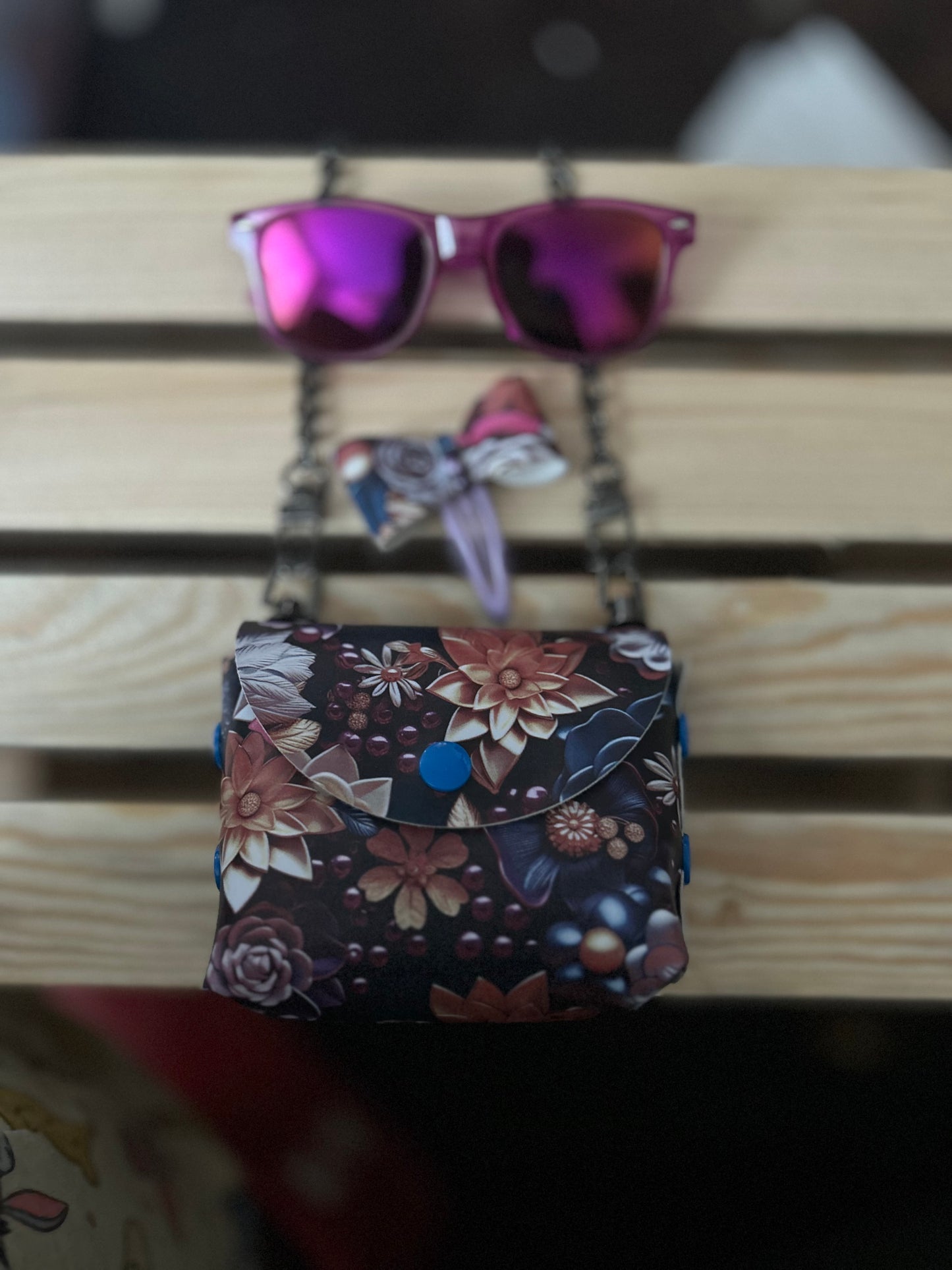 Toddler purse and bow set